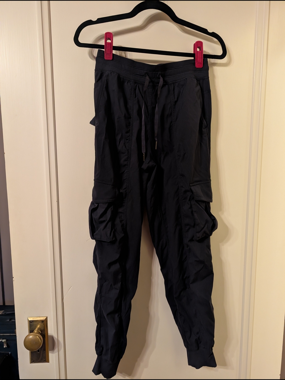 Lululemon Dance Studio Relaxed Fit Mid Rise Cargo Joggers - Black Night - XS